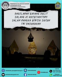 PAGELARAN WAYANG KULIT DALANG KI KUSBIYANTORO BERSIH DUSUN TRI PADUKUHAN